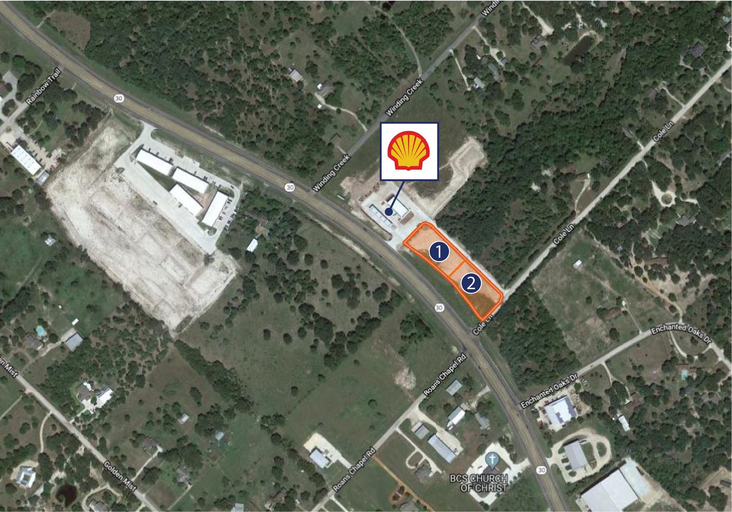 ±5.62 Acres | Hwy 30 & Winding Creek | Bryan, TX: SH-30, Bryan, TX 77802